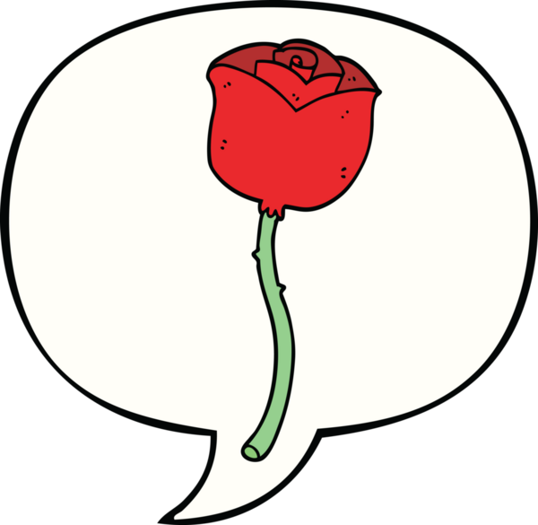 Bir insan tarafından çizilmiş konuşma baloncuğu olan çizgi film gülleri