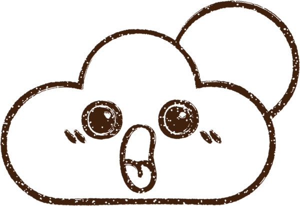 Bir insan tarafından çizilmiş bulut kömürü çizimi