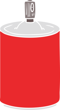 Bir insan tarafından çizilmiş düz renk sprey sprey.