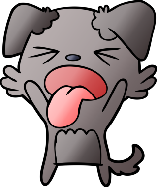 Bir insan tarafından çizilmiş iğrenç bir çizgi film.