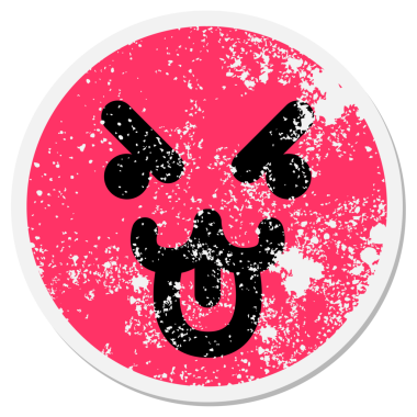 Bir insan tarafından çizilmiş basit bir kedi surat çemberi.