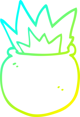 Bir insan tarafından çizilen patlayan kazanın soğuk gradyan çizimi.