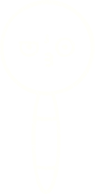 Bir insan tarafından çizilen Büyüteç Tebeşir Çizimi