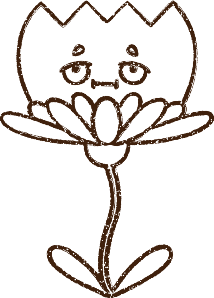 Bir insan tarafından çizilen Çiçek Kömürü