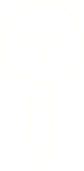 Bir insan tarafından çizilen Büyüteç Tebeşir Çizimi