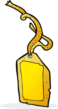 bir insan tarafından çizilmiş bavul etiketi