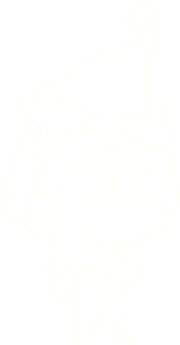 Bir insan tarafından çizilmiş Xmas Astronot Tebeşiri