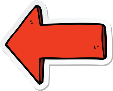 Bir insan tarafından çizilmiş çizgi film okunun çıkartması