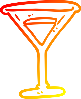 Bir insan tarafından çizilmiş kırmızı bir karikatür çizimi.