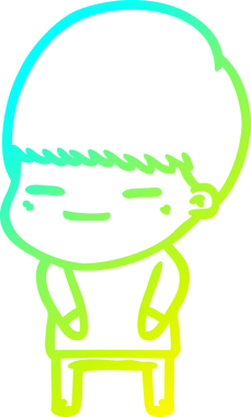 Bir insan tarafından çizilmiş kendini beğenmiş bir çizgi film karakteri.