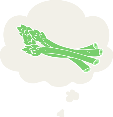 insan tarafından çizilmiş düşünce baloncuklu kuşkonmaz.