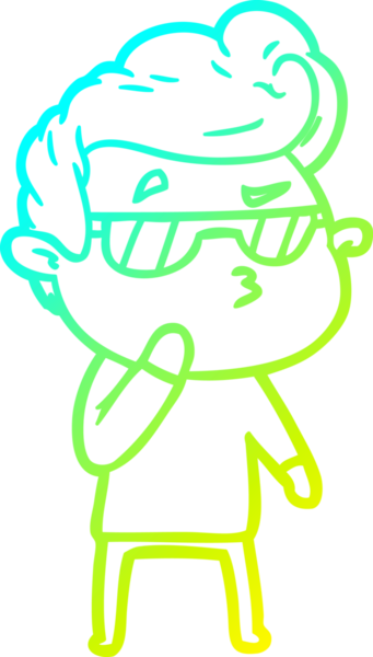 Bir insan tarafından çizilmiş karikatür karikatürü.