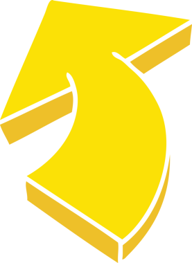 Bir insan tarafından çizilmiş tuhaf çizgi film oku.