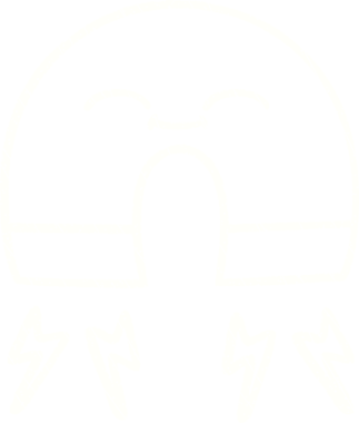 Bir insan tarafından çizilen mıknatıs tebeşiri