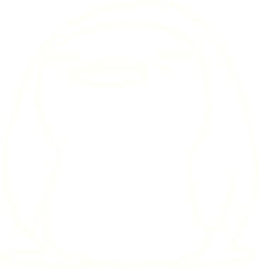 Bir insan tarafından çizilen Penguen Tebeşiri