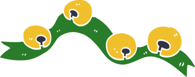 Bir insan tarafından çizilmiş karikatür çanları.