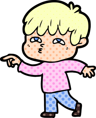 Bir insan tarafından çizilmiş garip bir adam.