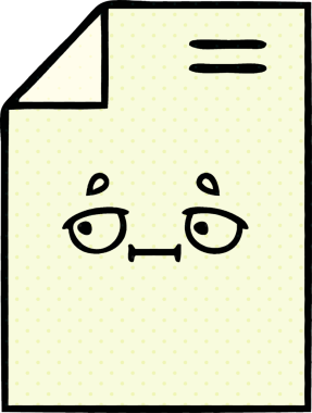 bir insan tarafından çizilmiş bir kağıt parçasının karikatürü.