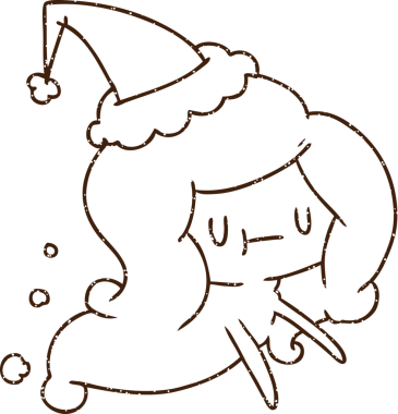 Bir insan tarafından çizilmiş Noel Denizkızı Kömürü