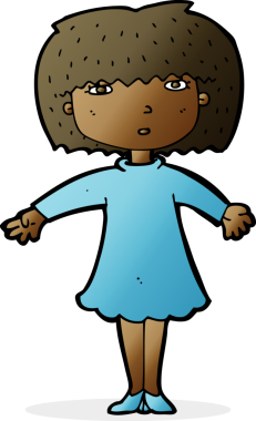 Bir insan tarafından çizilmiş bir karikatür.