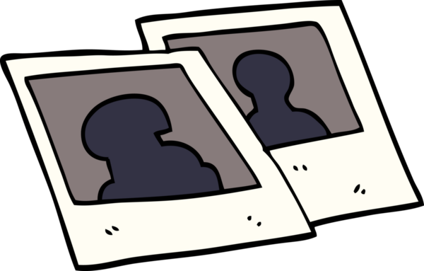 Bir insan tarafından çizilmiş karalama fotoğrafları.