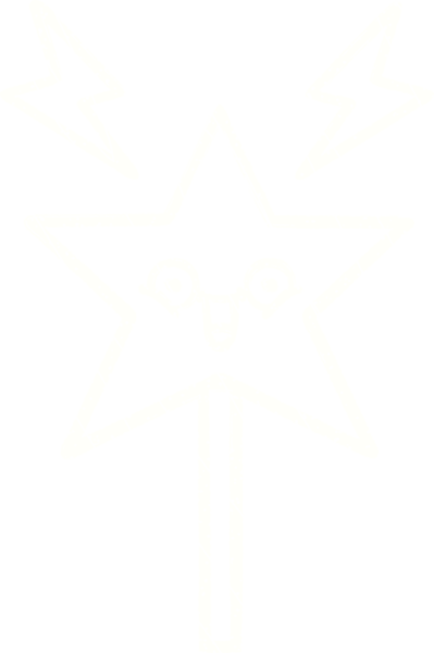 Bir insan tarafından çizilen sihirli değnek tebeşiri