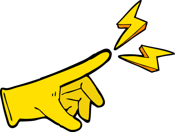 Bir insan tarafından çizilmiş lastik eldiven.