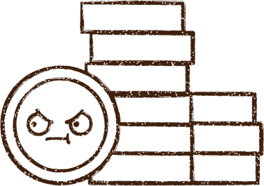 Bir insan tarafından çizilen Para Kömürü Yığını