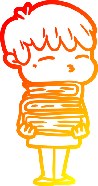 Bir insan tarafından çizilmiş, çizgi film karakteri meraklı bir çocuk çizimi.