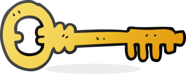 Bir insan tarafından çizilmiş serbest çizgi film anahtarı