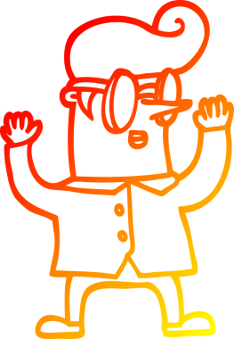 Bir insan tarafından çizilmiş çizgi film ineğinin sıcak çizgi çizimi.