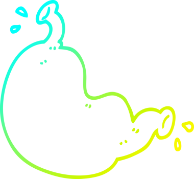 Bir insan tarafından çizilmiş bir karikatür organı çizimi