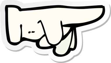 Bir insan tarafından çizilmiş bir çizgi filmin çıkartması.