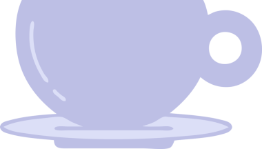 Bir insan tarafından çizilmiş kahve ya da çay fincanı