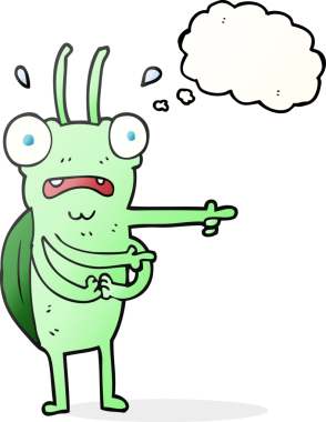 Bir insan tarafından çizilmiş serbest çizim balon karikatür hatası