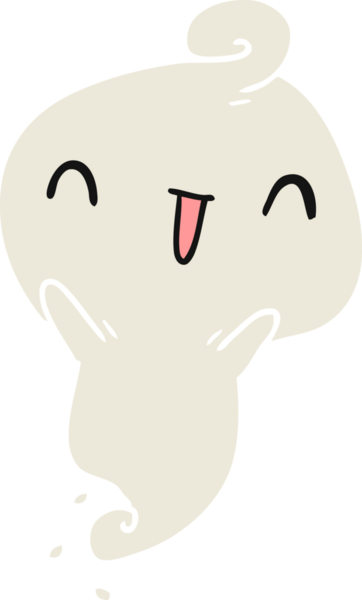 Bir insan tarafından çizilmiş güzel ölü bir hayalet.