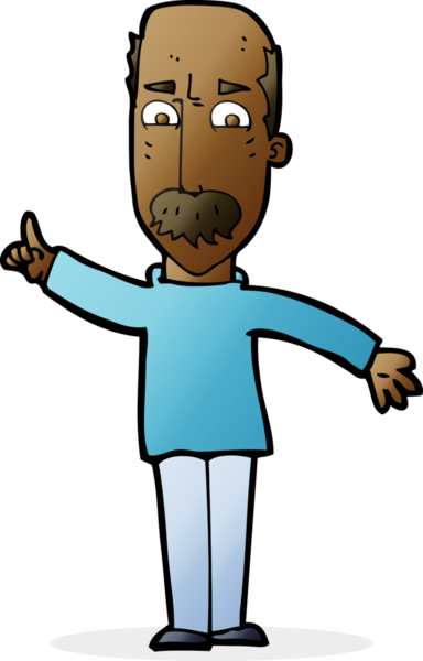 Karikatürist, bir insan tarafından çizilmiş sert bir koruma yayıyor.