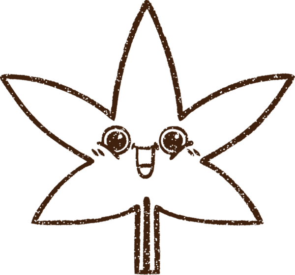 Yaprak Kömürü Bir insan tarafından çizilmiş