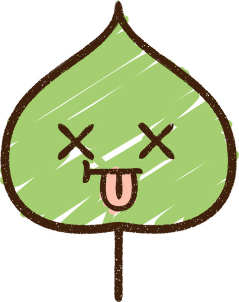 Bir insan tarafından çizilen Yaprak Tebeşiri