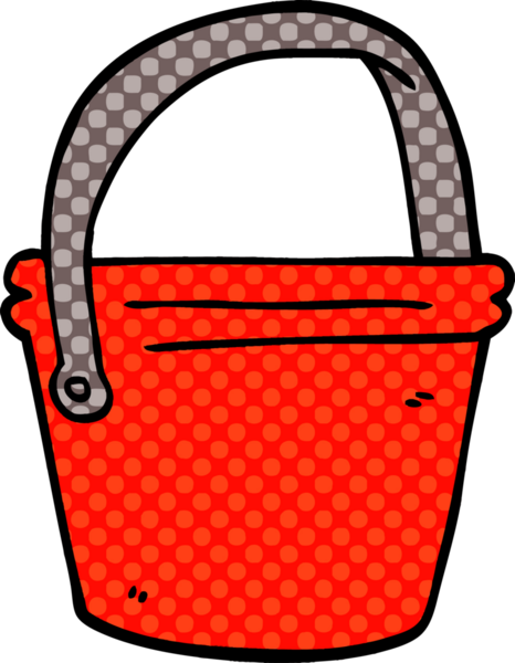 Bir insan tarafından çizilmiş karalama kovası.