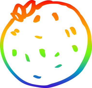 Bir insan tarafından çizilmiş organik turuncu çizgi.