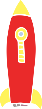 bir insan tarafından çizilmiş karalama uzay roketi