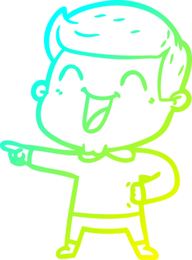 Bir insan tarafından çizilmiş bir çizgi film karakterinin soğuk çizgi çizimi.