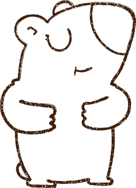 Bir insan tarafından çizilen Kutup Ayısı Kömürü