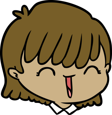 Bir insan tarafından çizilmiş bir kadın yüzü.