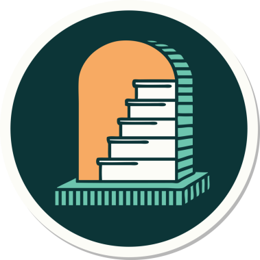 Bir insan tarafından çizilmiş bir mezar taşının geleneksel stiliyle dövme çıkartması.