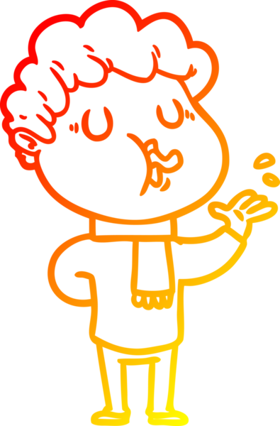 Bir insan tarafından çizilmiş, çizgi film karakteri.