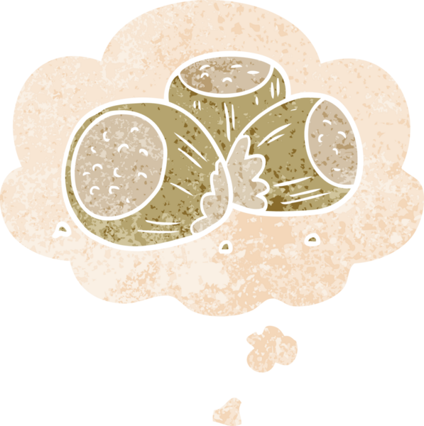 Düşünce baloncuklu karikatür fındıkları grunge sıkıntılı retro dokuma tarzı bir insan tarafından çizilmiş