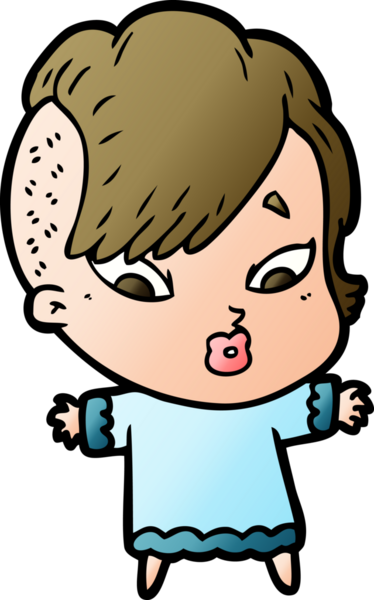 Bir insan tarafından çizilmiş bir karikatür.