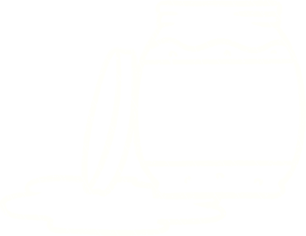 Bir insan tarafından çizilen Jam Jar Chalk çizimi